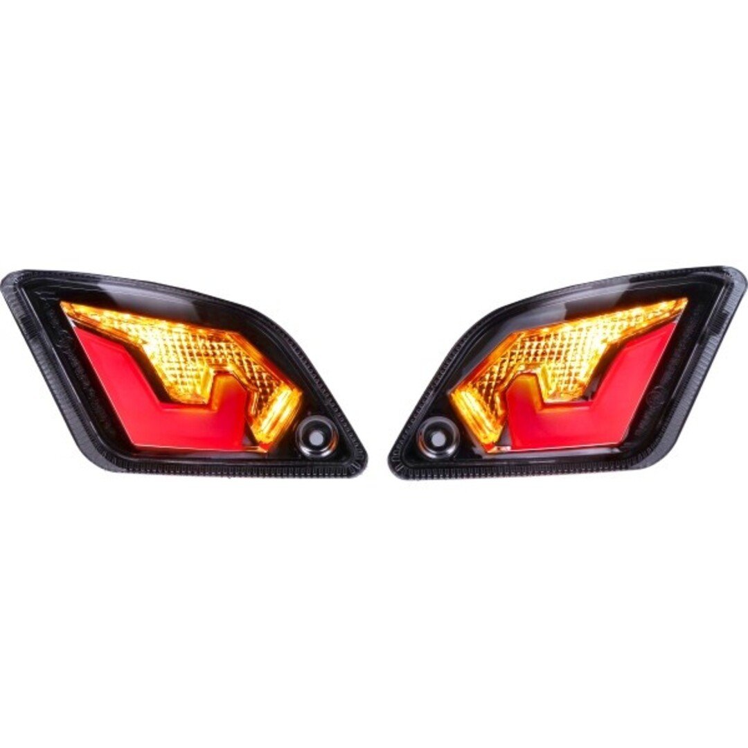 knipperlichtset Power1 led euro-4 E-mark tub evo-2 light smoke achter past op gts 125 - 300 2014-2022