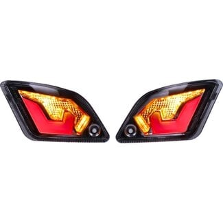 knipperlichtset Power1 led euro-4 E-mark tub evo-2 light smoke achter past op gts 125 - 300 2014-2022