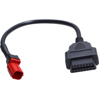 Piaggio diagnosekabel euro-2/3/4/5 past op piaggio1 (one), sco piaggio 4T