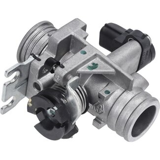 Piaggio gasklephuis origineel  model euro-4 1A008305 past op sco piaggio 4t-3v I-get