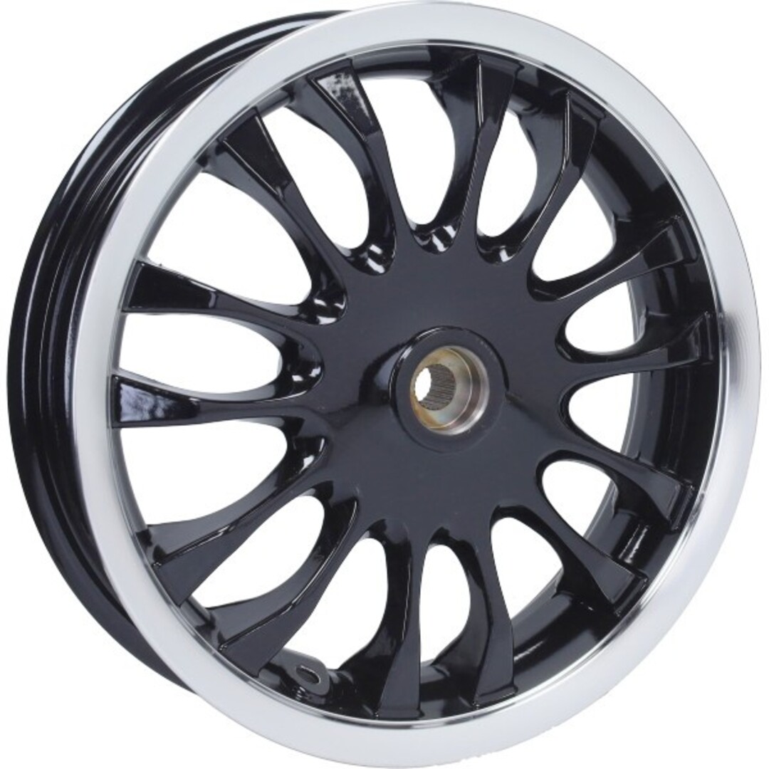 Piaggio achterwiel Piaggio origineel euro2 110mm trommel 300x12 zwart past op zip, sprint 2t 1c001673