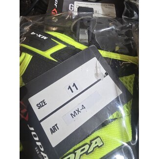 Handschoen Heren Zomer Lang JOPA HANDSCHOEN MX  Maat: 11 Kleur: Black/Yellow