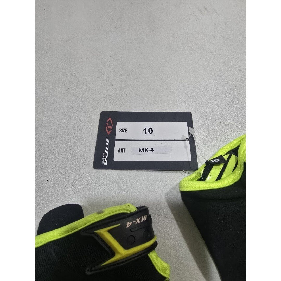 Handschoen Heren Zomer Lang JOPA HANDSCHOEN MX  Maat: 10 Kleur: Black/Yellow