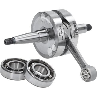 krukas Italkit cnc drijfstang incl. lager 44mm past op minarelli am6 cb.44.10r