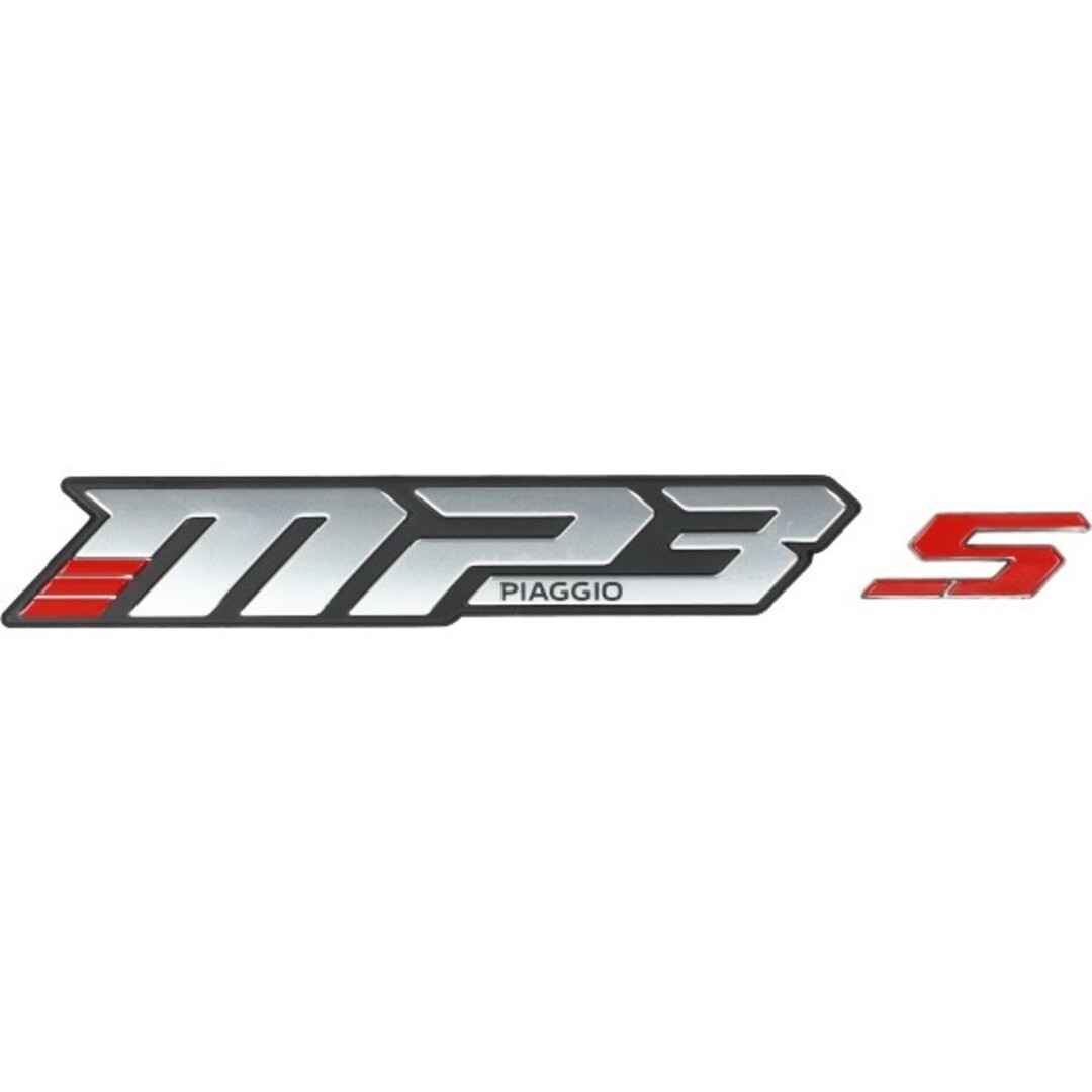 Piaggio sticker Piaggio origineel woord [mp3 S] euro-5 past op mp3-400cc 2h005223