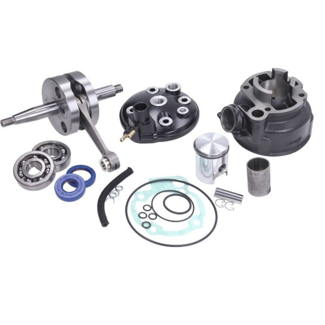 Beta cilinder met kop polini + krukas 40.3mm past op minarelli am6 133.1011.1