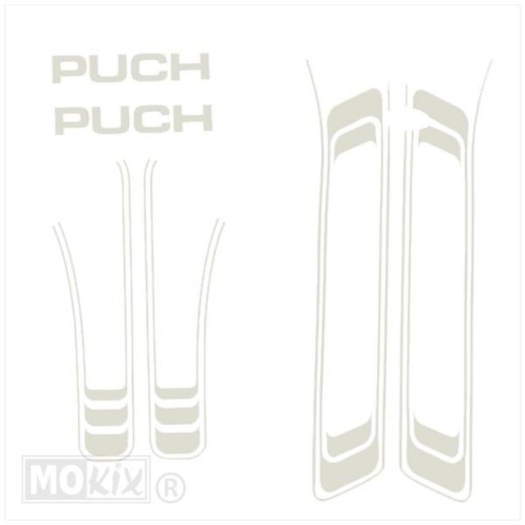 PUCH MAXI STICKERSET PVC WIT