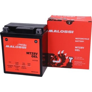 accu malossi euro-4/5 MTZ8V Gel past op x-max 300, x-max 400cc 4419168