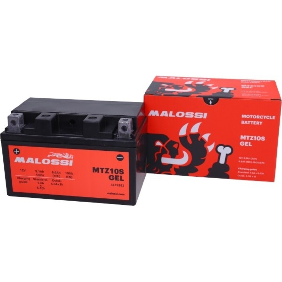 accu malossi MTZ10S Gel past op forza 300, forza 350, people 200cc, t-max500 4419282