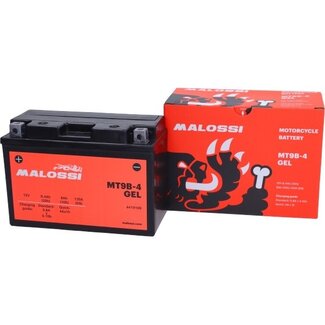 Yamaha accu malossi euro-3 MT9B-4 Gel past op t-max500, x-max 125cc, x-max 400cc 4419169