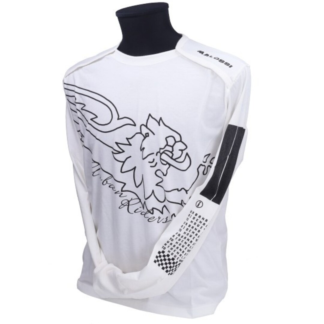 t-shirt malossi Bar Code lange mouwen L wit 4115282.w5