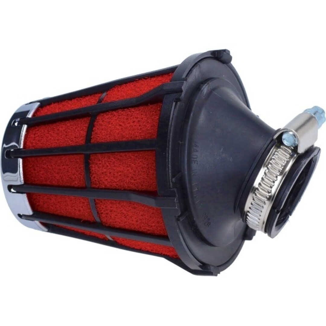 Malossi powerfilter malossi e5 schuin 28mm rood/zwart 0411299.50