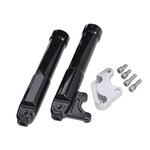 Piaggio wielset Fast Arrow Pro 11+12 insch +oversize remschijfset zwart glans past op zip2000