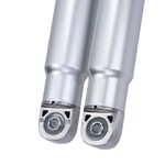 Zündapp  DMP schokbrekerset dicht model 315mm chroom/grijs (Z517-14.704) voor Zundapp 517 – oog/oog 8mm aansluiting