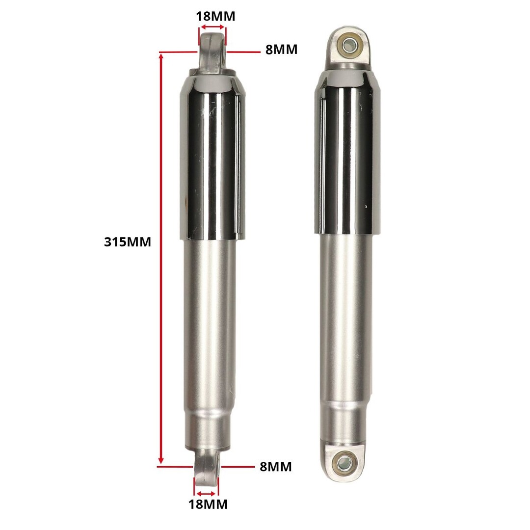 Zündapp  schokbrekerset dicht zund ot mod. 517 310mm z517-14.704
