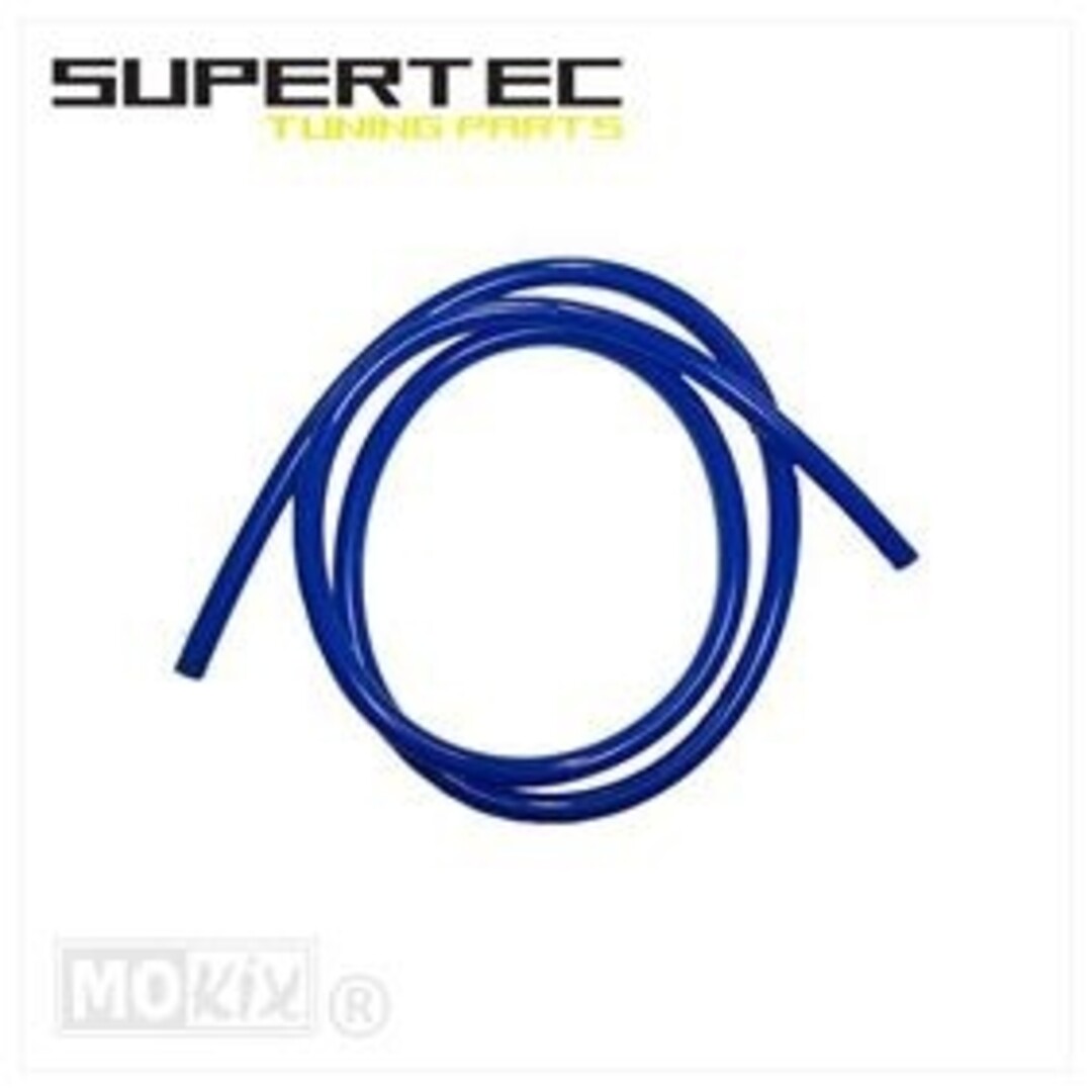 BENZINESLANG 5x8 BLAUW PVC 100cm SUPERTEC
