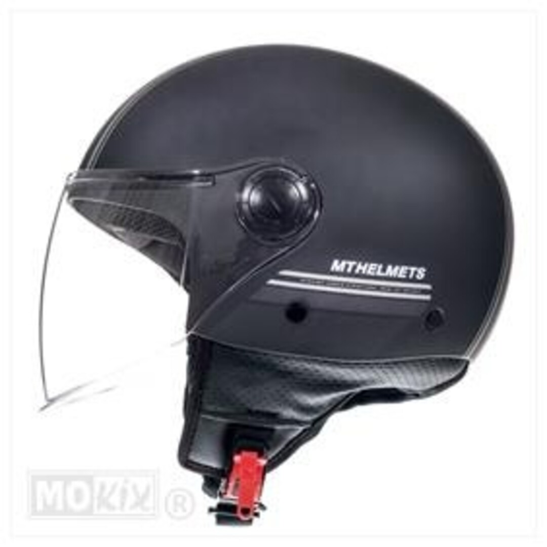 MT Helmet HELM STREET ENTIRE MAT ZWART L