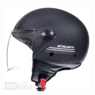 MT Helmet HELM STREET ENTIRE MAT ZWART L