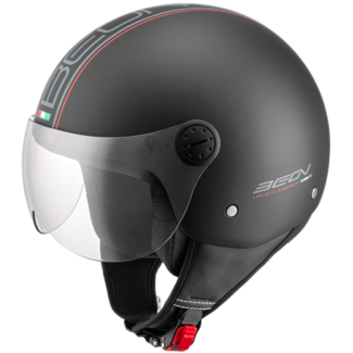 Beon Beon Design jethelm mat zwart Maat XL