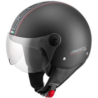 Beon BEON DESIGN jethelm mat zwart L