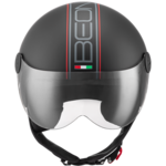 Beon BEON DESIGN jethelm mat zwart – maat XS, lichte en compacte scooterhelm