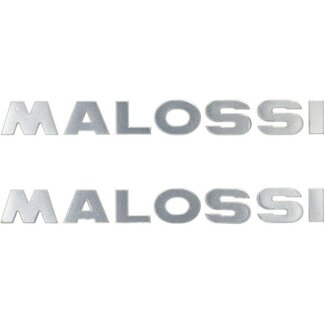 Malossi sticker malossi woord [malossi] 3D 21cm zilver 2pcs 3313735.s0