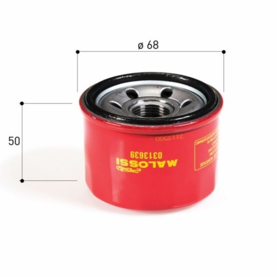 Yamaha oliefilter malossi past op t-max500, t-max530 0313639