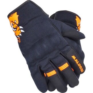 handschoenset malossi M zwart/oranje 3919252.o4