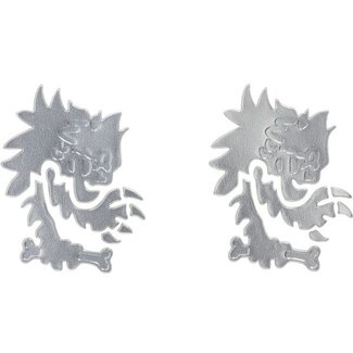 Malossi sticker malossi 3D leeuw 10cm zilver 2pcs 3313736.20