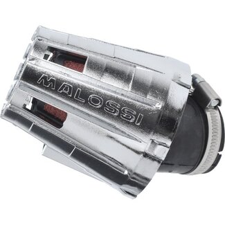 Malossi powerfilter malossi E5 38mm chroom past op runner 180cc 2t 043296.w0