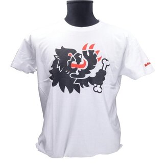 t-shirt malossi leeuw L wit 4114651.w5