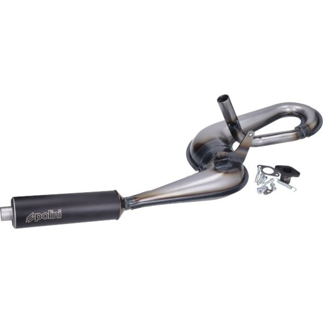 Piaggio uitlaat cpl polini blank past op velofax 200.0428