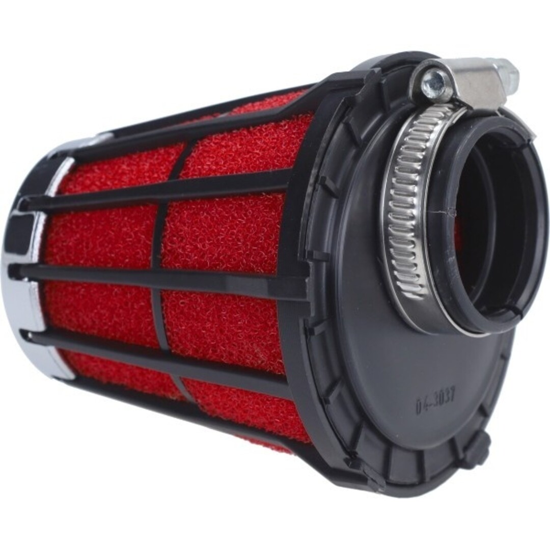 Malossi powerfilter malossi e5 recht 32mm rood/zwart 042412.50
