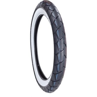 buitenband mitas/sava + witte zijkanten mc-11 47J 275x17 zwart/wit