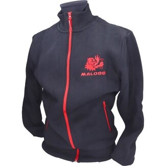 sweater malossi met rits XL zwart 4118542.60