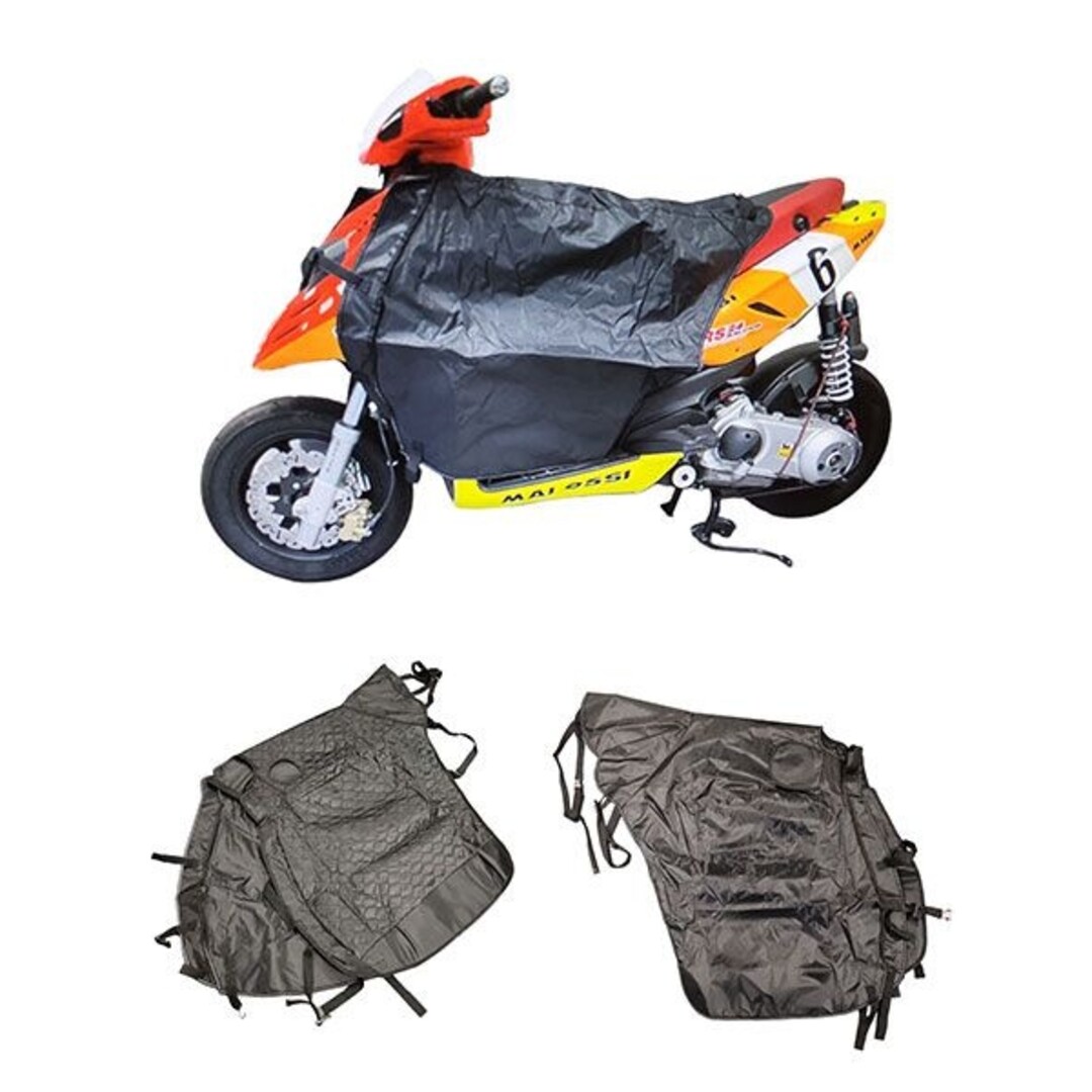 Universeel Beenkleed JL Moto LC03 zwart universeel voor scooters – waterdicht en warm