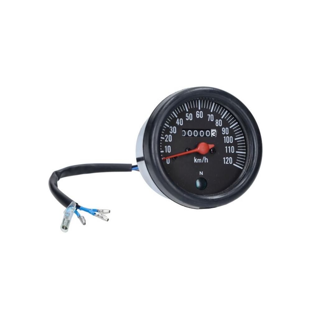 Yamaha Kilometerteller klok origineel model 120km/u chroom voor Yamaha FS1