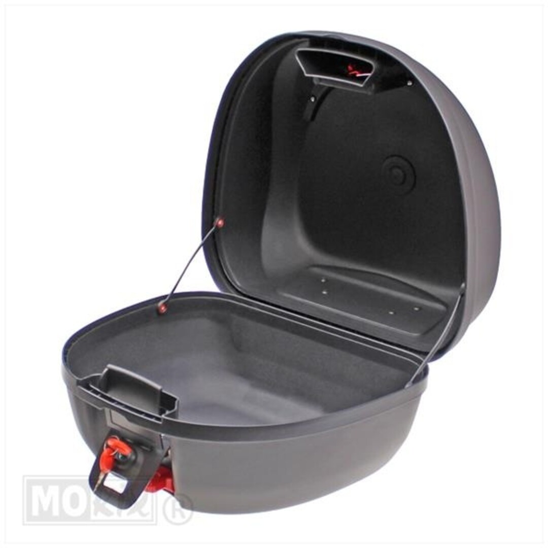 TOPKOFFER KXM RR 31L ZWART 40x39x30cm MET RUGSTEUN