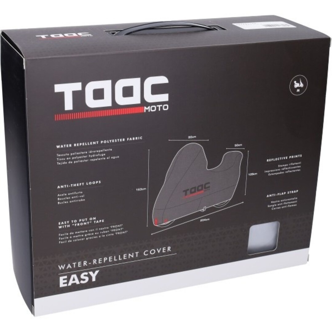 beschermhoes Taac scooter easy 163x204x109 M zilver