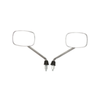 La Souris spiegelset e-keur vierkant vespa S chroom