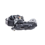 Motorblok compleet 10 inch korte as China retro/Torino/Sco GY6/V-Clic – 4-takt, enkele schokdemper, met cilinder, zonder carburateur – 35cm