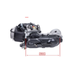 Motorblok compleet 10 inch lange as China LX model/Sco GY6/Sco China 4T – 4-takt, met dubbele schokdempers, zonder carburateur