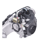 China Lx Motorblok compleet 10 inch lange as China LX model/Sco GY6/Sco China 4T – 4-takt, met dubbele schokdempers, zonder carburateur