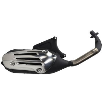 uitlaat cpl Piaggio origineel euro-5 25km past op primavera 4t-3v, sprint 4t-3v 1a0195805