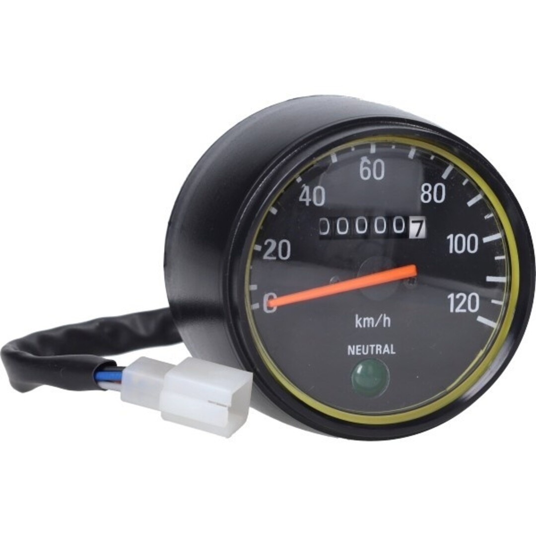 Yamaha FS1 Origineel model kilometertellerklok Yamaha FS1 zwart – schaal tot 120 km/u