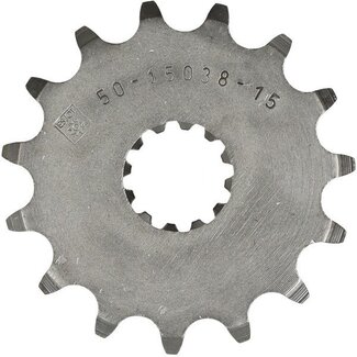 Beta voorkettingwiel esjot groot gat 428-5/16 15t past op minarelli am6, sherco , beta 50rr