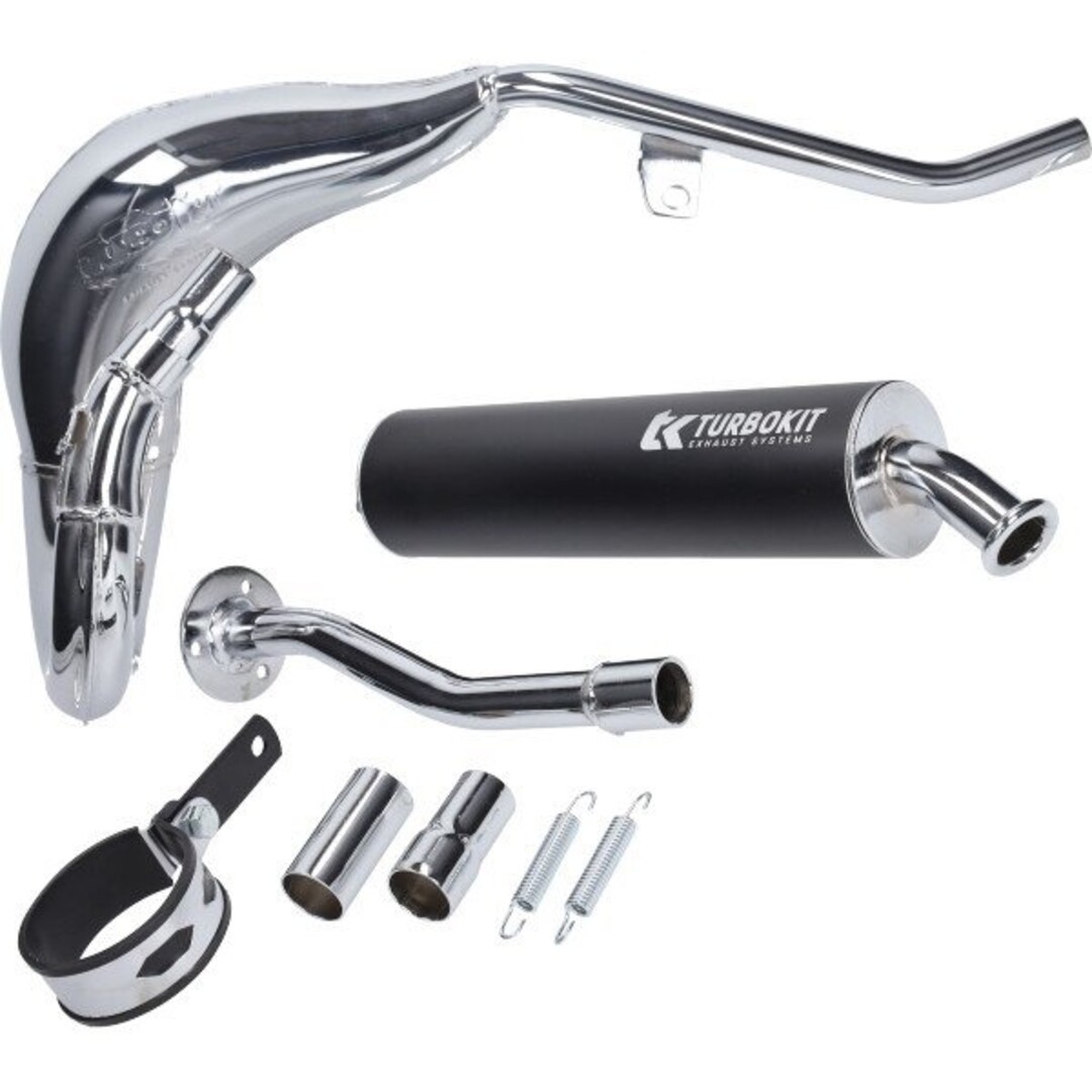 Beta uitlaat Turbokit met E-keur 2021> euro 5 chroom past op beta rr50