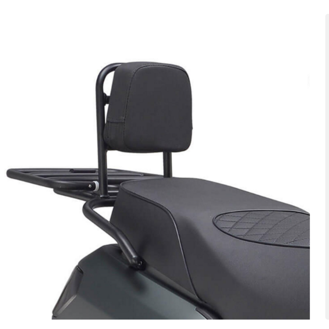 Klapbare achterdrager matzwart geschikt voor IVA E-GO S5 elektrische scooter