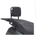 IVA E-Go Klapbare achterdrager matzwart geschikt voor IVA E-GO S5 elektrische scooter