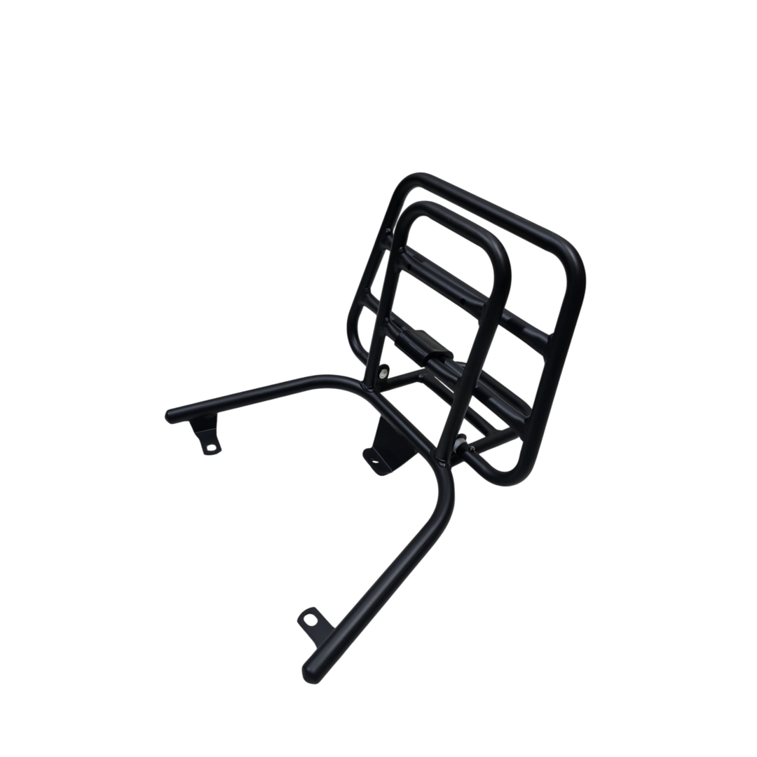 Klapbare achterdrager matzwart geschikt voor IVA E-GO S5 elektrische scooter